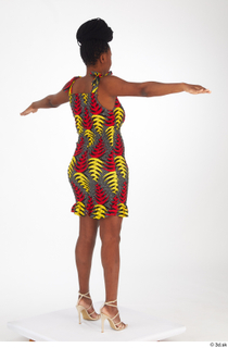 Dina Moses dressed short decora apparel african dress standing t…